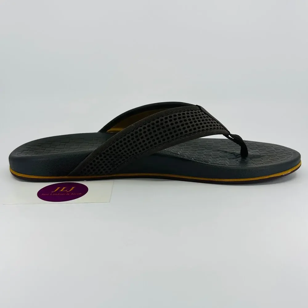 Skechers Men's Relaxed Fit: Pelem - Emiro Thong Sandals Dark Brown 65093 Size 12